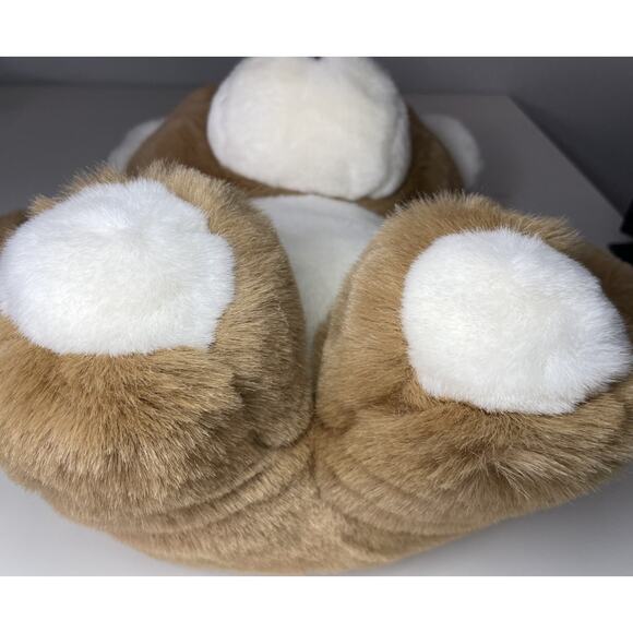 Vintage Yangjee Teddy Bear Plush Brown White 14” Stuffed Animal Yang Jee - Picture 7 of 12